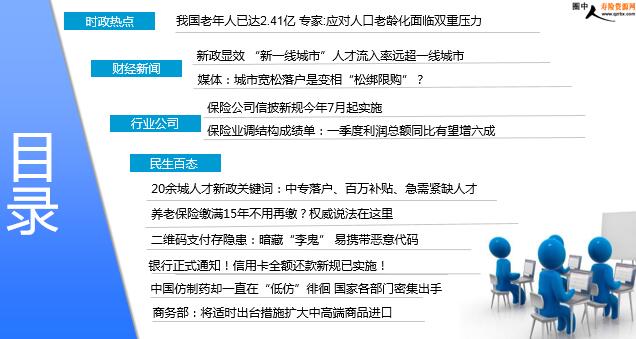 每日新闻速递保险公司2018年5月12日早会用.